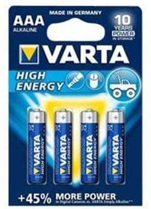 Varta High Energy LR03 AAA 1.5V 4szt (04903110414)