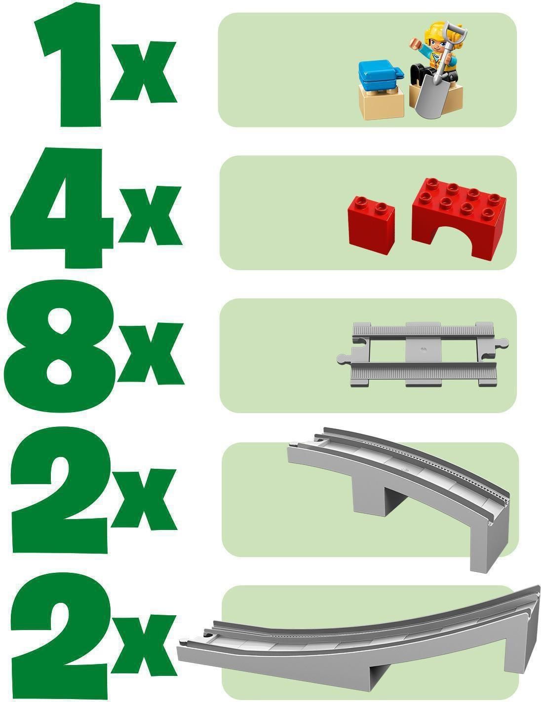LEGO DUPLO 10872 Tory kolejowe i wiadukt - zdjęcie 10 LEGO DUPLO 10872 Tory kolejowe i wiadukt