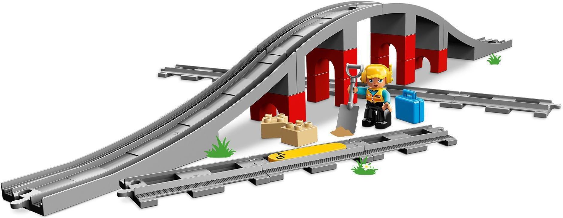 LEGO DUPLO 10872 Tory kolejowe i wiadukt 