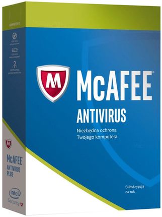 McAfee AntiVirus PLUS 10PC / 1Rok 
