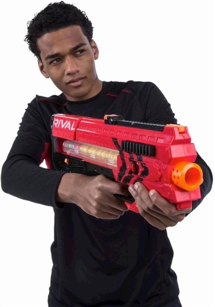 Nerf ナーフ ライバル ゼウス Nerf Rival Zeus MXV-1200 Blaster (czerwony) : Hasbro: Amazon