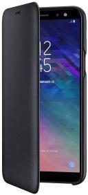 Samsung Wallet Cover do Galaxy A6 czarny (EF-WA600CBEGWW)