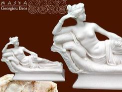 Zdjęcie Maska Paulina Borghese Siostra Napoleona Alabaster Grecki (3950109) - Konin