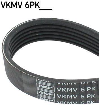 SKF Pasek klinowy wielorowkowy VKMV 6PK1125