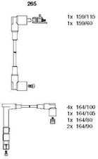 Zdjęcie BREMI Przewody zapłonowe - zestaw 265 - Chorzów