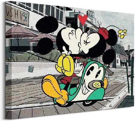 Myszka Miki I Minnie Obraz Na Płótnie 50X40 Cm