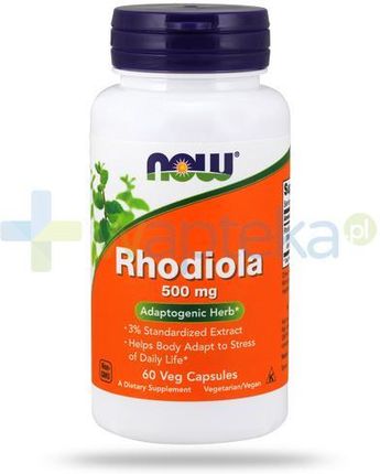 NOW Foods Rhodiola 500mg 60 kaps vege