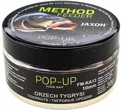 Jaxon KULKI POP UP METHOD FEEDER 10MM ORZECH TYGRYSI 30G (fmka13)