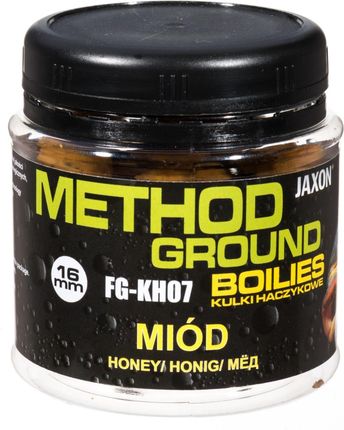 Jaxon KULKI HACZYKOWE METHOD GROUND 16MM MIÓD 100G (fgkh07)