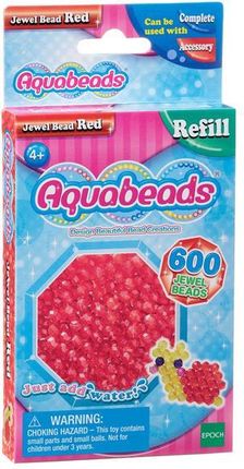Aquabeads Czerwone Koraliki Klejnociki (32668)