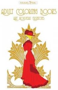 Adult Coloring Books Art Nouveau Fashions