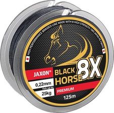 Zdjęcie Jaxon PLECIONKA BLACK HORSE 8X PREMIUM 0,08mm 125m Ciemnografitowy (zjbhp008g) - Szubin