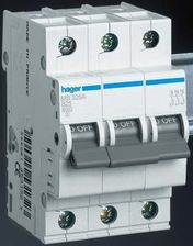 Zdjęcie HAGER Wyłącznik nadprądowy 6kA 3-biegunowy 32A (MC332A) - Wrocław