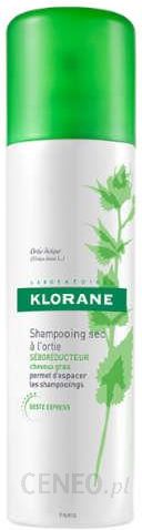  Klorane suchy szampon na bazie wyciągu z pokrzywy sebo-regulujący włosy ciemne 150ml