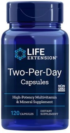 Life Extension Two-Per-Day Capsules Multiwitamina 120 kaps