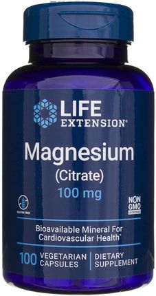 Life Extension Cytrynian Magnezu 160mg 100 kaps