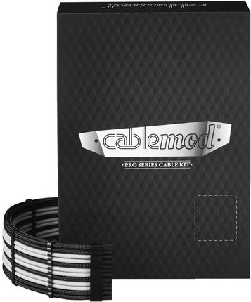 CableMod PRO C-Series Kit RMi,RMx black/white - ModMesh (CMPCSRFKITNKKWR)