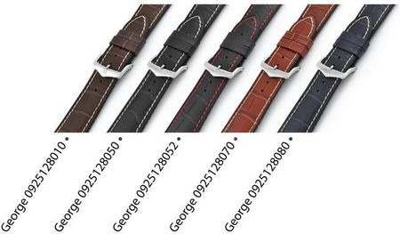 Hirsch Pasek Skórzanokauczukowy Do Zegarka George 0925128052222 22 Mm - zdjęcie 5
