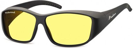 Żółte Okulary z Polaryzacją HD Fit Over dla Kierowców, na Okulary Korekcyjne FO4H