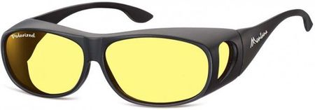 Żółte Okulary z Polaryzacją HD Fit Over dla Kierowców, na Okulary Korekcyjne FO2I