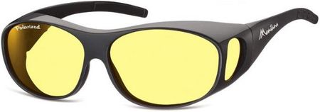 Żółte Okulary z Polaryzacją HD Fit Over dla Kierowców, na Okulary Korekcyjne FO1i