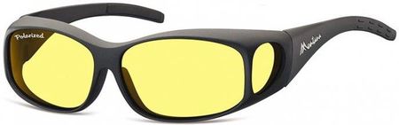 Żółte Okulary z Polaryzacją HD Fit Over dla Kierowców, na Okulary Korekcyjne MFO1F