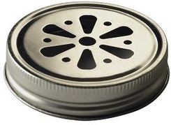 Zdjęcie Kilner Zestaw 6 Zakrętek Do Słoików Z Uchem Srebrny (25476) - Świeradów-Zdrój