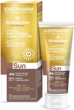 IDEEPHARM Nivelazione Skin Therapy Sun krem barierowy ochronny do twarzy SPF50+ 50ml