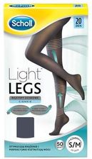 Scholl Light Legs S/M rajstopy uciskowe czarne 20den