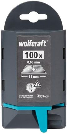 Wolfcraft Ostrze Trapezowe 0,65x61mm 100szt.