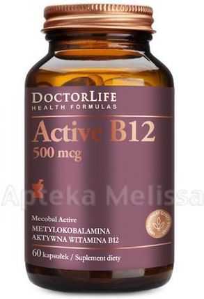 Doctor Life Active B12 500 Mcg 60 kaps