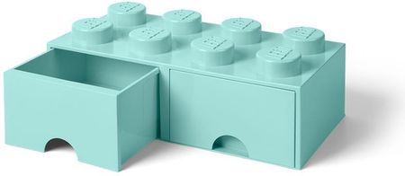 LEGO Pojemnik Z Szufladkami Brick 8 Błękitny 40061742