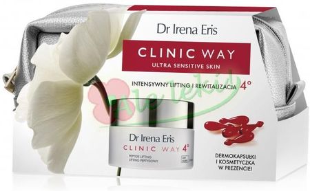 Dr Irena Eris Clinic Way 4 zestaw krem na dzień 50ml + 5 dermokapsułek + kosmetyczka