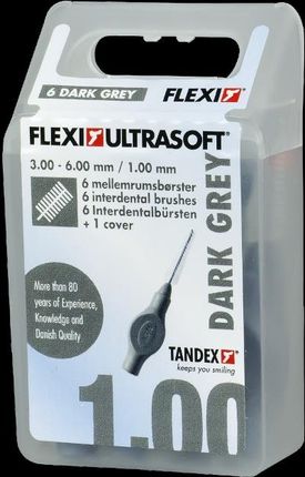 TANDEX czyściki Flexi Ultra Soft ciemnoszare 3-6mm 6szt