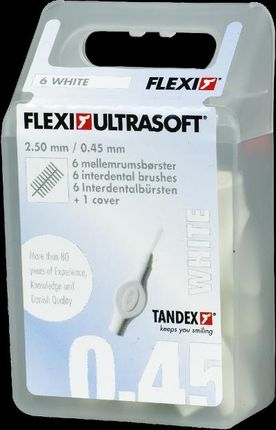 TANDEX, czyściki Flexi Ultra Soft białe 2,5mm 6szt