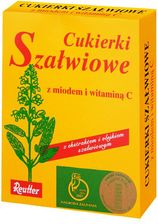 REUTTER cukierki szałwiowe z miodem i witaminą C 50g