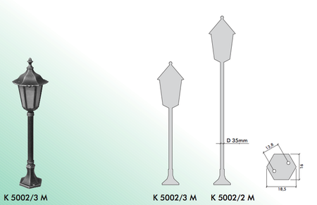 Su-ma Retro Midi lampa stojąca K 5002/2 M