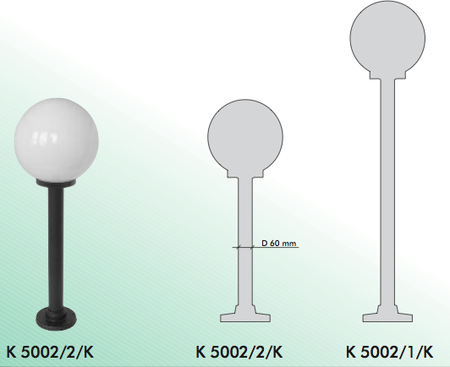 Su-ma Kule / Elipsy 60 lampa stojąca K 5002/2/K