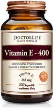 Zdjęcie Doctor Life Vitamin E 400 witamina E mieszanina tokoferoli 100 kaps - Łapy