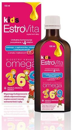 EstroVita Kids płynna Omega 3-6-9 150ml
