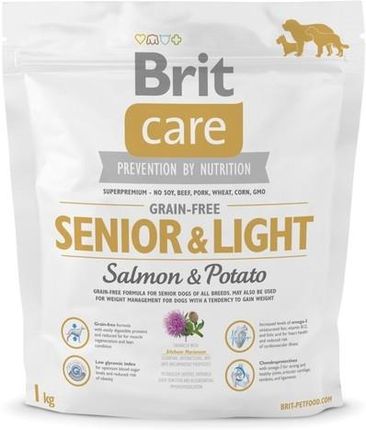 Brit Care Grain Free Senior Salmon&Potato 1Kg
