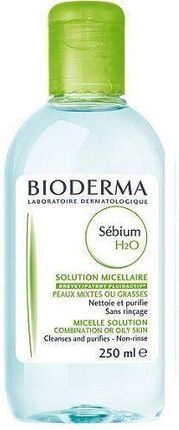 Bioderma SEBIUM H2O Antybakteryjny płyn micelarny do oczyszczania twarzy 250ml
