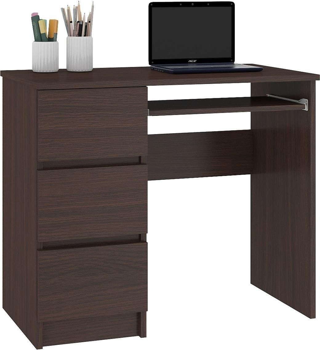 Akord Biurko Komputerowe Lewe A 6, Wenge, 90X50X77 Cm Ceny Biurko pod laptop A 6 konfiguracja prawostronne białe