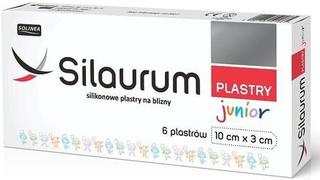 Silaurum junior silikonowe plastry na blizny 6 szt