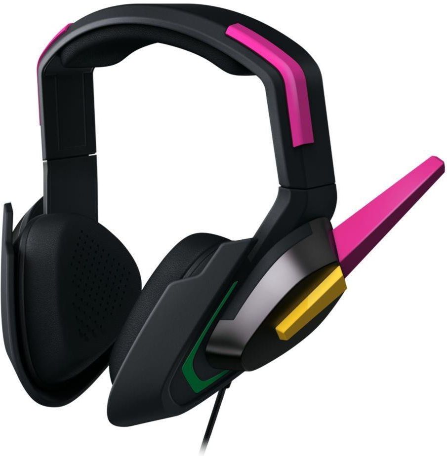 OverWatch D.Va Razer Meka ゲーミングヘッドセット Razer Meka D.Va HeadSet Czarno-Różowe (RZ0402400100R3M1