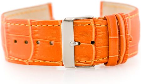 Tayma Pasek skórzany do zegarka W64 - pomarańczowy 26mm (TAYMA10158)