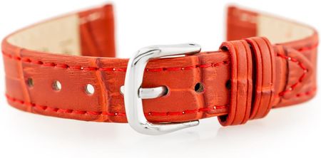 Tayma Pasek skórzany do zegarka W41 - czerwony - 12mm (TAYMA10101)