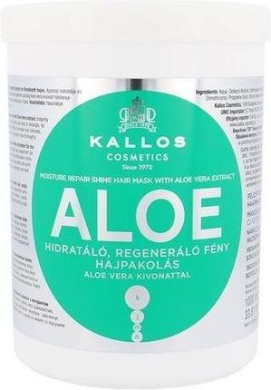 KALLOS COSMETICS Aloe Vera maska regenerująca do włosów zniszczonych 1000ml