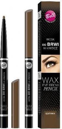 Bell Wax Eyebrow Pencil wosk do brwi w kredce 02 Szatynka 12ml