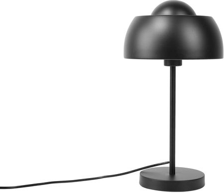 Beliani Nowoczesna lampa stołowa biurkowa metalowa czarna Senette